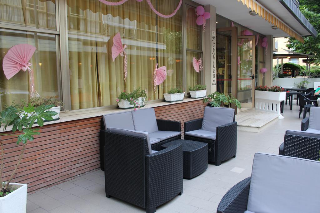 Hotel Galileo Rimini Bagian luar foto